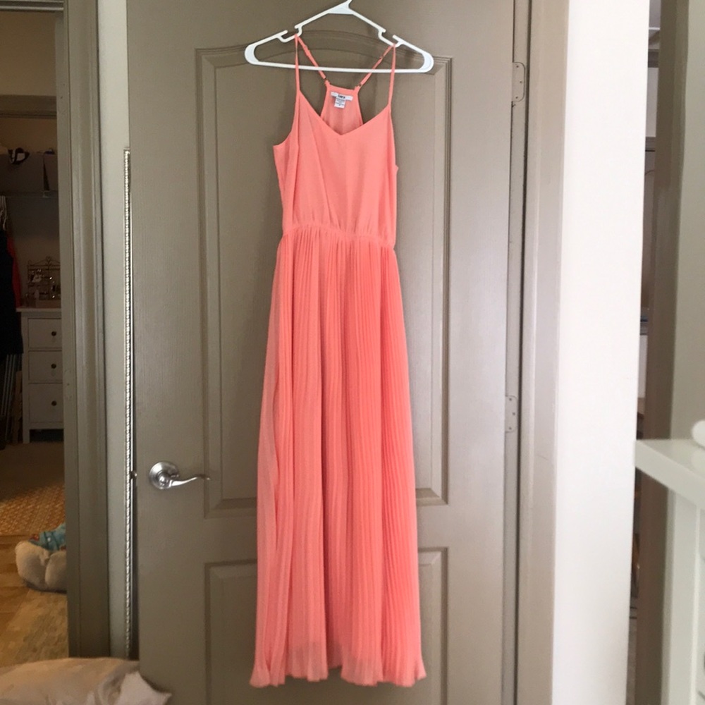 Bar III Coral maxi dress